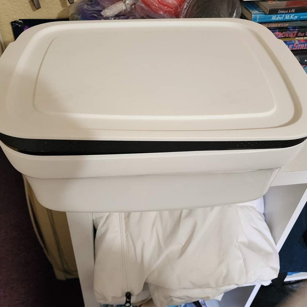 Tupperware White Food Storage Container